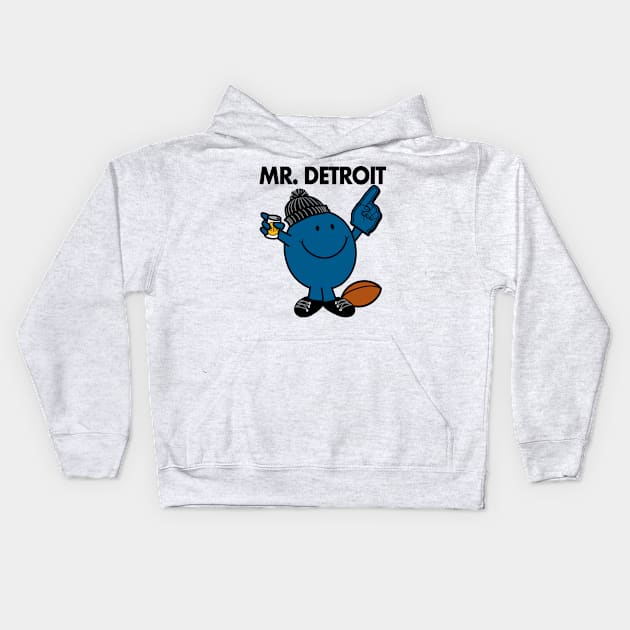 Mr. Detroit Kids Hoodie by unsportsmanlikeconductco